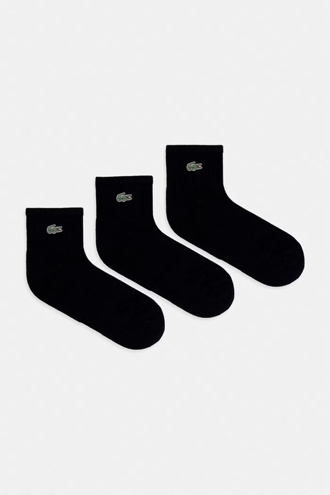 Lacoste Skarpety damskie 3-pack czarne RA9182
