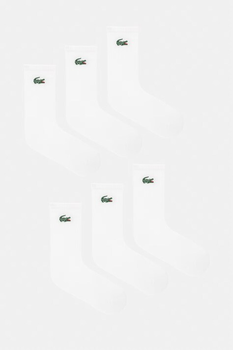 Lacoste skarpety 6-pack białe RA9254