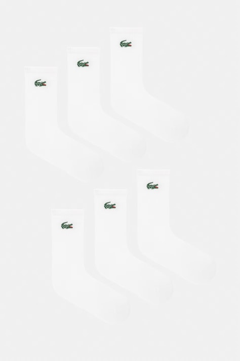 Lacoste skarpety 6-pack białe RA9254