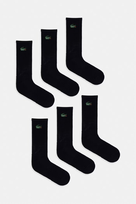 Lacoste skarpety 6-pack czarne RA9254