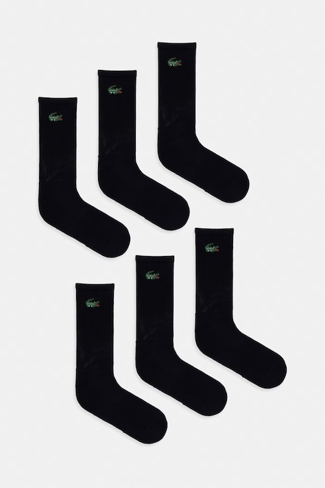 Lacoste skarpety 6-pack czarne RA9254