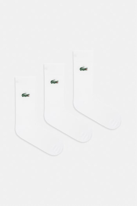 Lacoste skarpety 3-pack białe RA9247