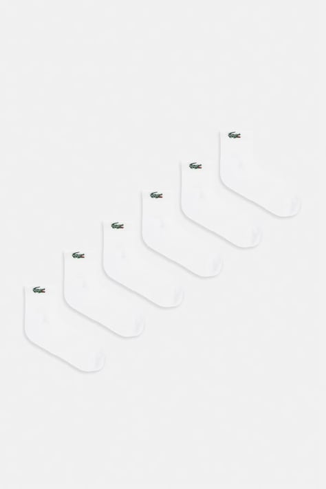 Lacoste skarpety 6-pack białe RA9242