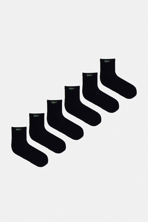 Lacoste skarpety 6-pack czarne RA9242