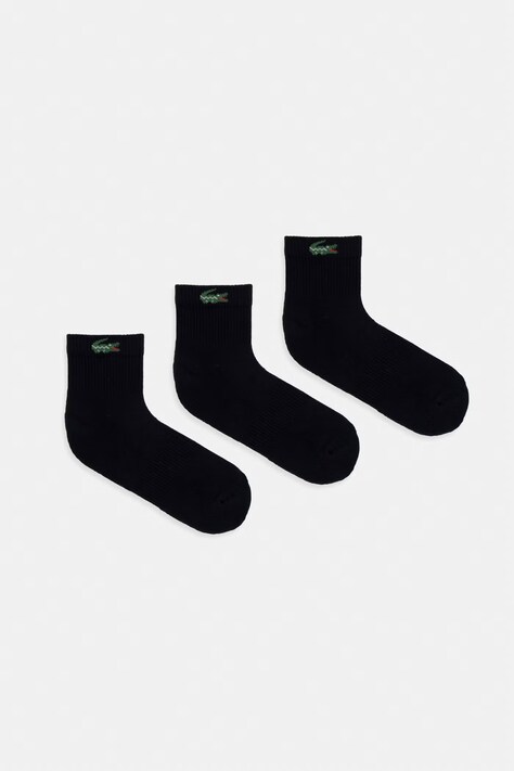 Lacoste skarpety 3-pack czarne RA9184