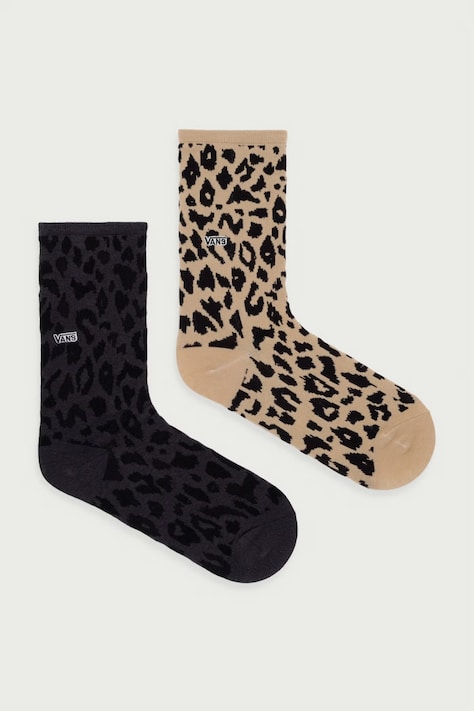 Vans Ponožky Ticker Crew 2-pack černé VN000X7F4MG1