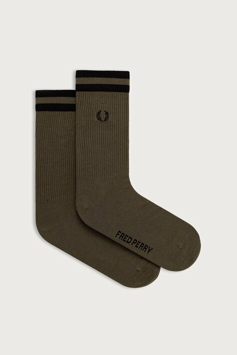 Fred Perry Skarpety zielone C1150