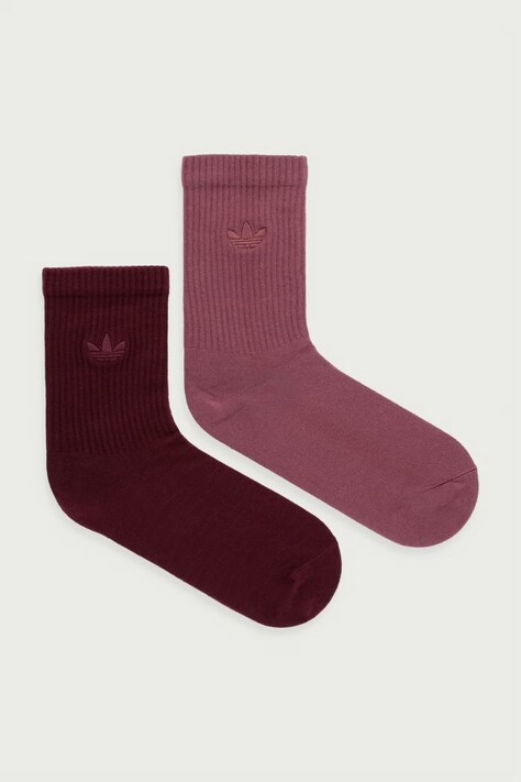 adidas Performance skarpety z bawełną Originals Sport 2-pack bordowe KR1592