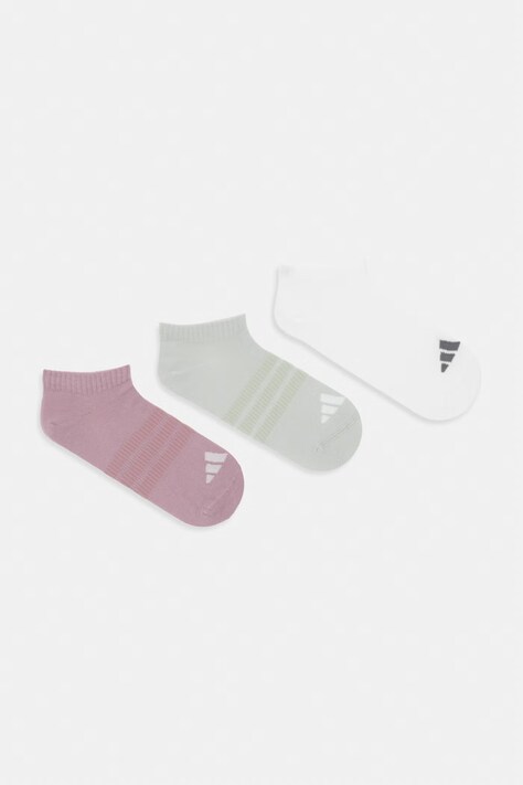 adidas skarpety z bawełną 3-pack białe KQ6752
