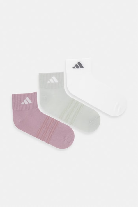 adidas skarpety damskie bawełniane 3-pack różowe KQ6756