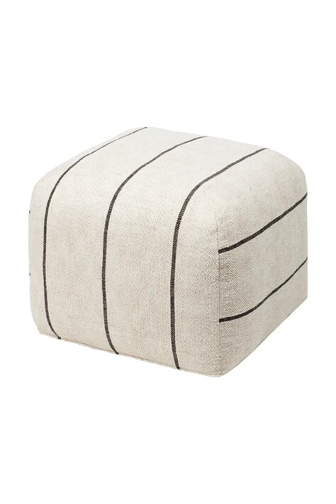 Broste Copenhagen Pufa z bawełną 50 x 50 x 38 cm 70030207