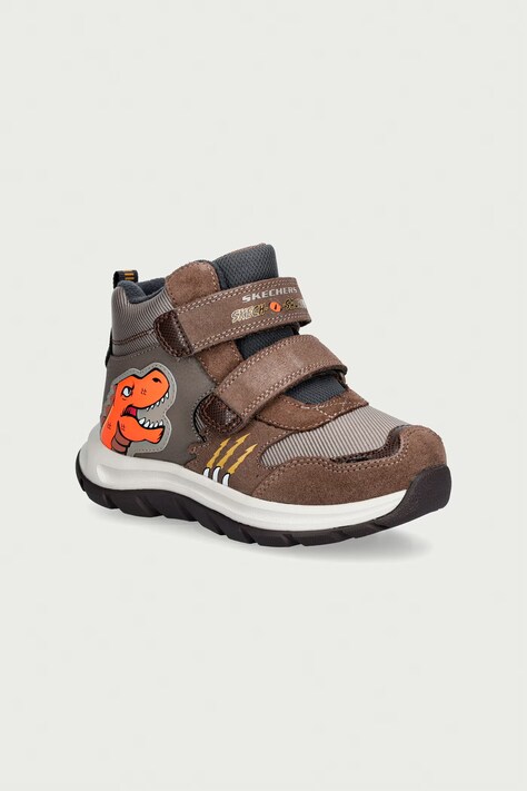 Skechers Παπούτσια χειμερινά Παιδικά DYNAMIC TRAIL - DINO-SCOUTS καφέ 406373L