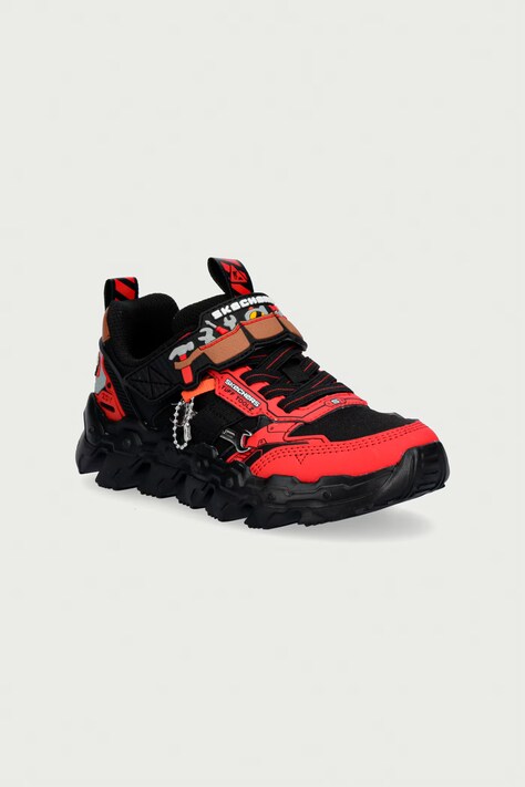 Skechers MEGA-FLEX LITE-SKECHERS TUFF sneakers detské čierne 402130L