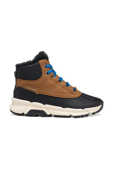 Geox Buty zimowe dziecięce FLEXYPER PLUS brązowe J56LCB.0MECE