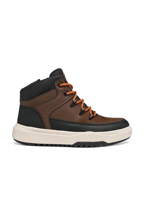 Geox BUNSHEE buty dziecięce skórzane brązowe zimowe J56FMA.0ME32