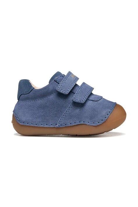 Geox poltopánky detské nubukové TUTIM modré B9439A.03322