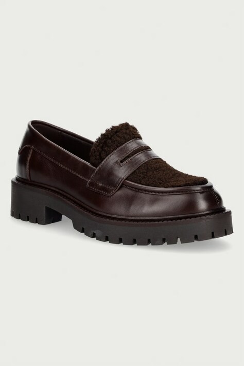 Marc O'Polo Loafersy damskie Phia 21 brązowe 5000015209