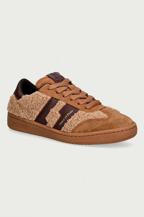Marc O'Polo Court W 5 sneakersy damskie brązowe 5000016510