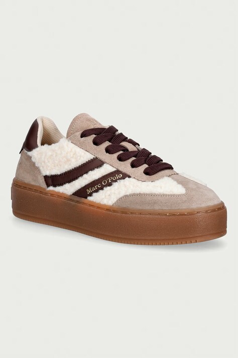 Marc O'Polo Edith 2 sneakersy damskie brązowe 5000016520