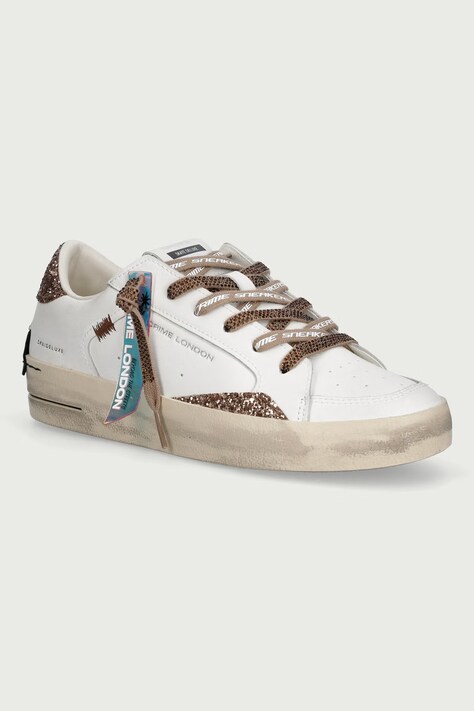 Crime London Sneakersy damskie skórzane białe 23104AA9.10
