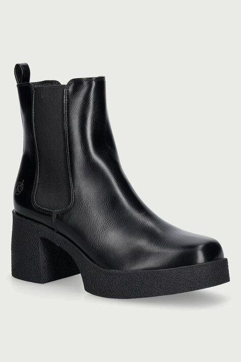 Koi Footwear Botki damskie REALM CHUNKY CHELSEA BOOTS czarne REALM - BLACK