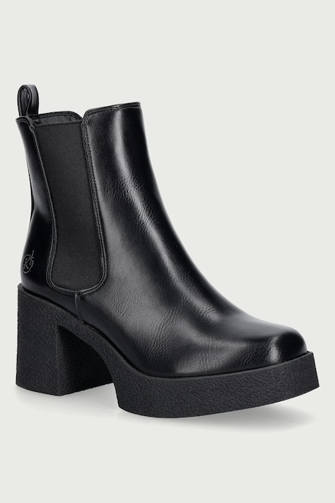 Koi Footwear Kotníkové boty dámské REALM CHUNKY CHELSEA BOOTS černé REALM - BLACK