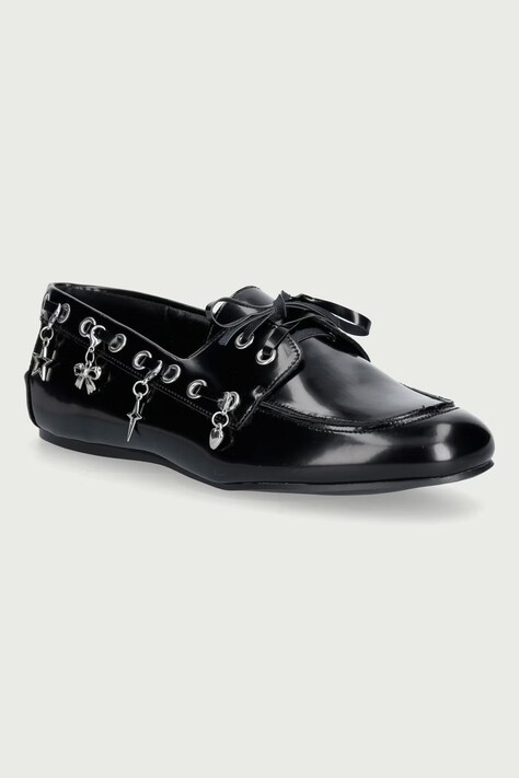 Koi Footwear Mokasyny damskie RELIC FLAT MOCCASINS czarne RELIC-BLACK