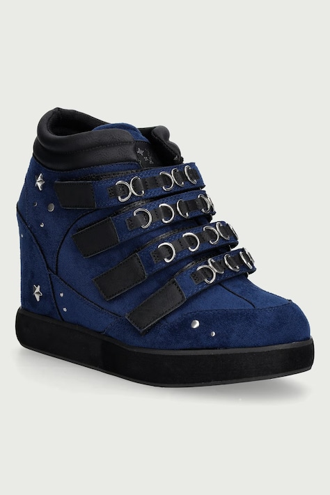 Koi Footwear SPIRE HI TOP WEDGE TRAINERS sneakersy damskie granatowe SPIRE