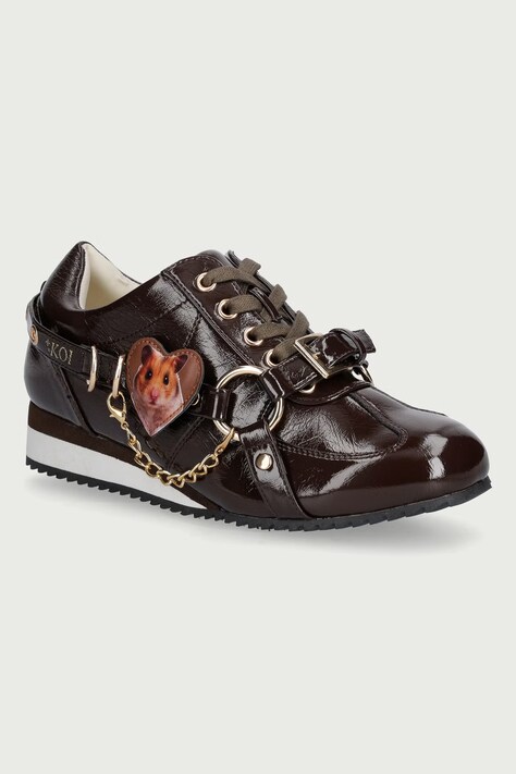 Koi Footwear SKIPPY THE HAMSTER TRAINERS sneakersy damskie brązowe SKIPPY