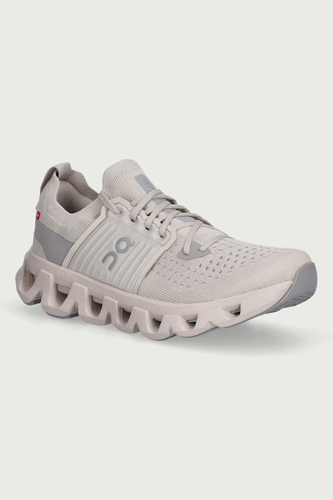 On Buty do biegania damskie CLOUDSWIFT 4 beżowe 3WF10115144