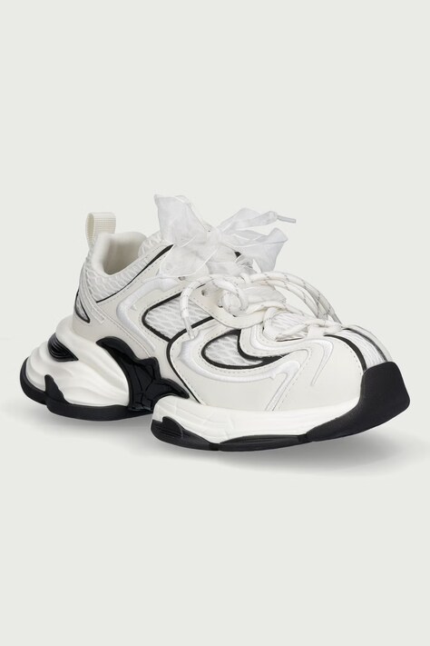 Koi Footwear Ladyrinth Mega Chunky Trainers sneakersy damskie beżowe WD01-WHITE