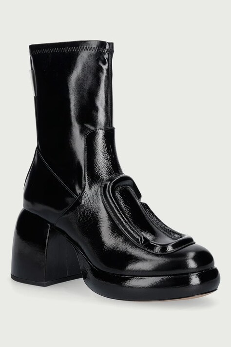 MARC JACOBS Botki damskie THE POP J MARC ANKLE BOOT czarne 2F6FBO001F21