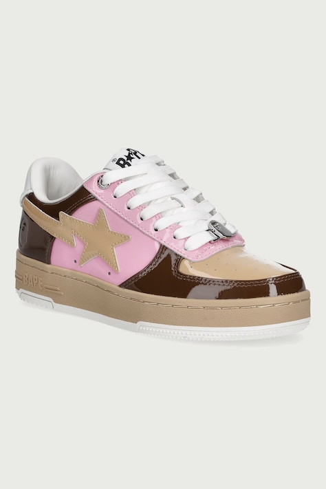 A Bathing Ape BAPE STA #6 sneakersy damskie skórzane brązowe 0ZXSHW306912Q