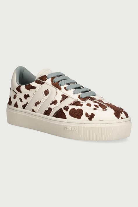 Furla Allegra sneakersy damskie skórzane beżowe YM52ALG BX4835 5453S