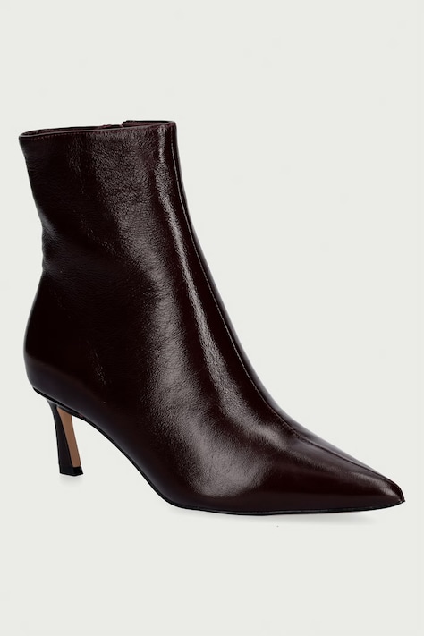Steve Madden Botki damskie skórzane Lulah bordowe 11003282