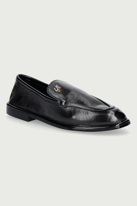 Steve Madden Mokasyny damskie skórzane Chapters czarne 11005783