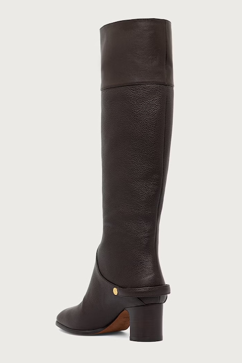 Pollini Kozaki damskie skórzane brązowe PA26065C0PPB130A