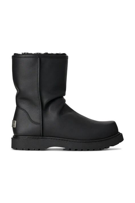 UGG Ugg x Willy Chavarria śniegowce damskie skórzane czarne 1186776-BLK