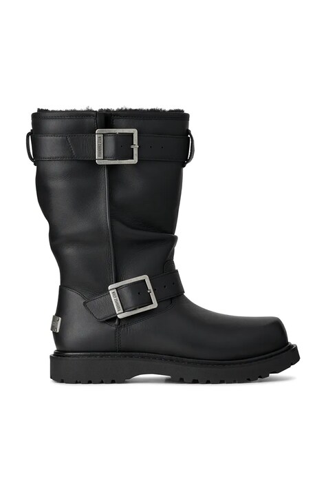 UGG Ugg x Willy Chavarria botki damskie skórzane czarne 1186775-BLK