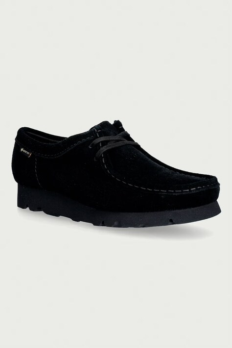 Clarks Originals Wallabee mokasyny damskie zamszowe czarne 261792584