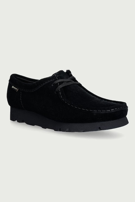 Clarks Originals Wallabee mokasyny damskie zamszowe czarne 261792584