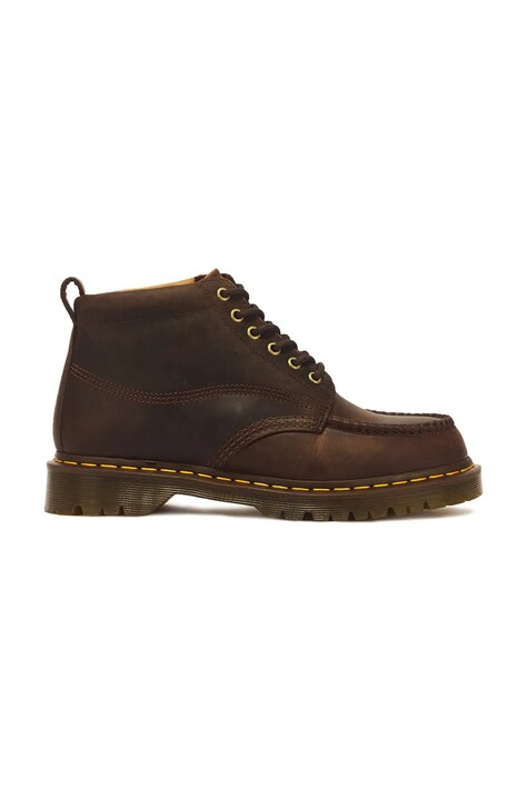Dr. Martens Trzewiki damskie nubukowe Lowell Chukka brązowe DM43350201