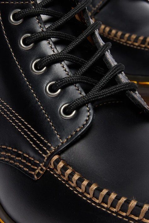 Dr. Martens воркери шкіряні Lowell Chukka — AW26-OBDU47, чорний — фото 6