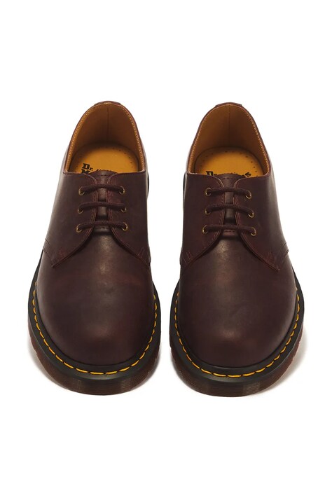 Dr. Martens напівчеревики шкіряні 1461 — AW26-OBDU4C, бордо — фото 4