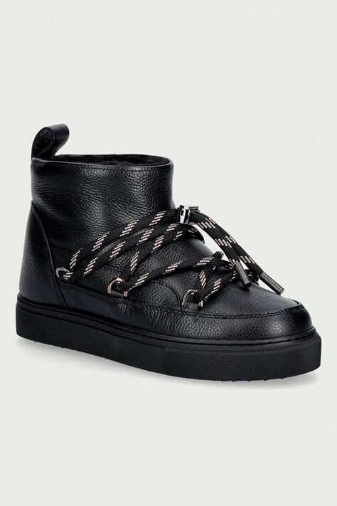 Inuikii Full Leather Gloss śniegowce damskie skórzane czarne 1001.001.0371