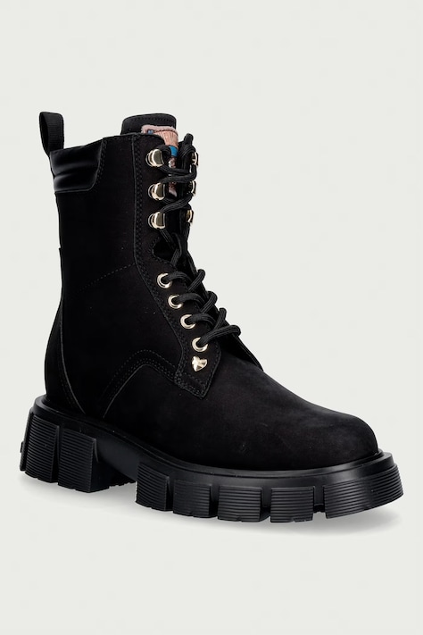 Love Moschino Workery nubukowe czarne JA24205G0PIP0000