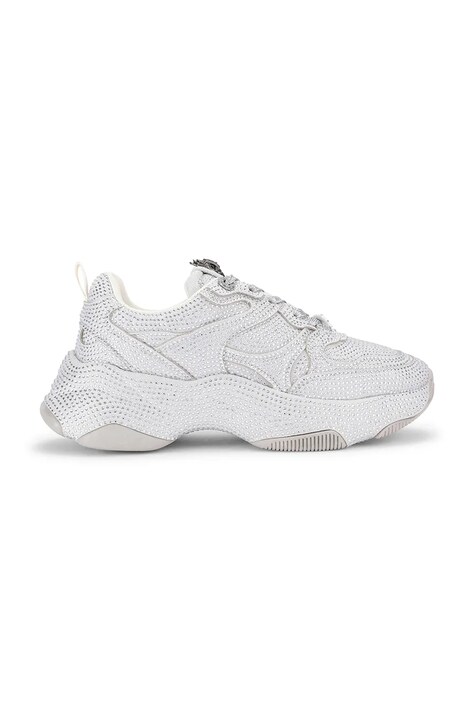 Kurt Geiger London Starlight Runner sneakersy damskie skórzane srebrne 6149263609