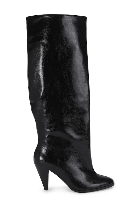 Kurt Geiger London Kozaki damskie zamszowe Lambeth Boot Slouchy czarne 6194300019