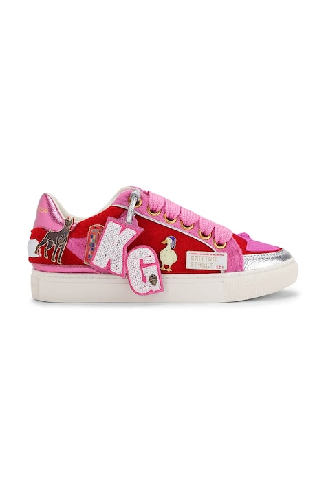 Kurt Geiger London Southbank Tag Slim sneakersy damskie różowe 6148750609