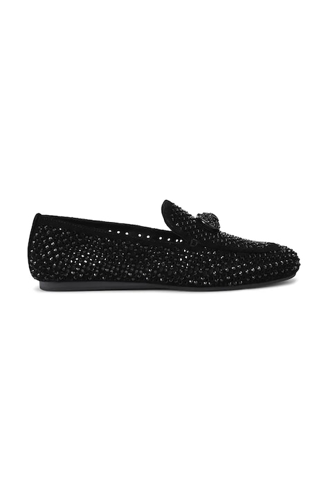 Kurt Geiger London Mokasyny damskie zamszowe Mayfair Loafer czarne 6139800209